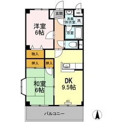 パインコート札場の物件間取画像